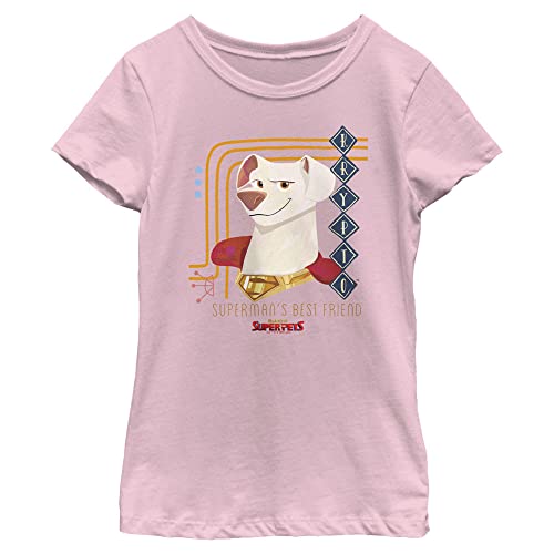 DC League of Super-Pets Krypto Doggy T-Shirt für Mädchen, Pink, X-Large DC League of Super-Pets Krypto Doggy T-Shirt für Mädchen, Pink, X-Large von DC Comics