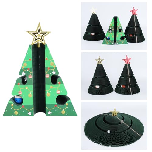 Katzenkratzbrett für Weihnachten, Heimtierbedarf, Großes Katzenkratzbrett, Faltbares Katzenkratzbrett für Interessante Haustiere, Umwandlungsform(#1) von DCQRY