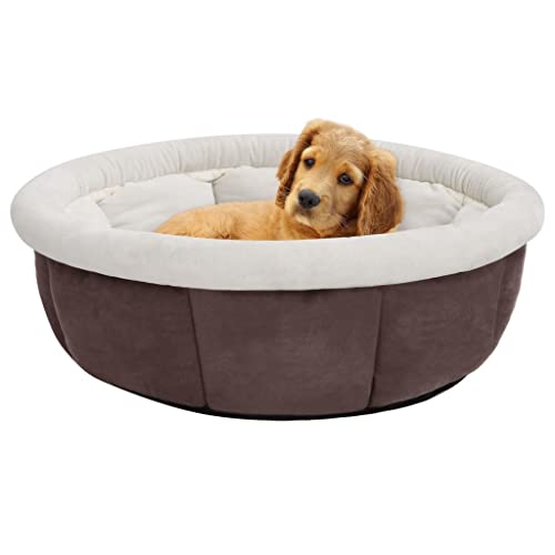 DCRAF Home Products-Hundebett 59x59x24cm braun von DCRAF