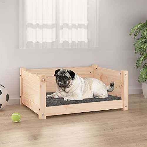 DCRAF Home Products-Hundebett 65,5x50,5x28 cm Kiefer massiv von DCRAF