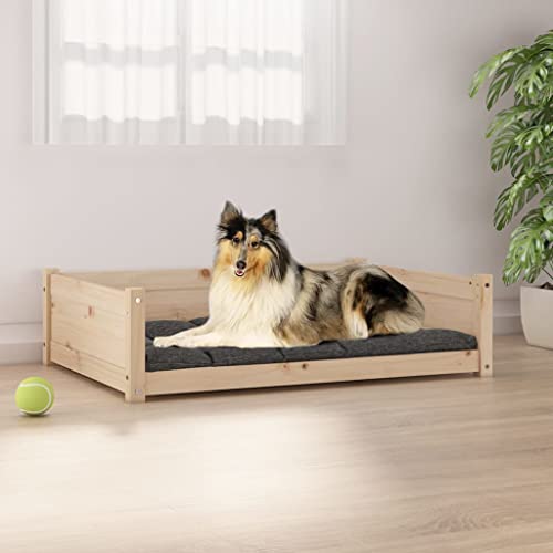 DCRAF Home Products-Hundebett 95,5x65,5x28 cm Kiefer massiv von DCRAF