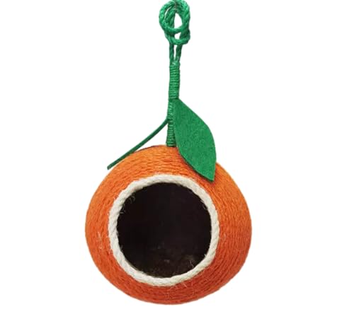 DDMDBYHRY Vogelhaus aus Kokosnuss zum Aufhängen, natürliches Kokosnusshaus für Papageien, Sittiche, Lovebird, Finken, Kanarienvögel, Kleintierhaus, Orange, A4 DDMDBYHRY Vogelhaus aus Kokosnuss zum Aufhängen, natürliches Kokosnusshaus für Papageien, Sittiche, Lovebird, Finken, Kanarienvögel, Kleintierhaus, Orange, A4 von DDMDBYHRY