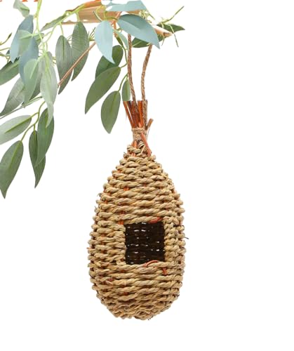 Kolibri-Häuser für den Außenbereich, Naturgras, hängend, Vogelhütte, handgefertigt, Stroh, Vogelnest B10 Kolibri-Häuser für den Außenbereich, Naturgras, hängend, Vogelhütte, handgefertigt, Stroh, Vogelnest B10 von DDMDBYHRY