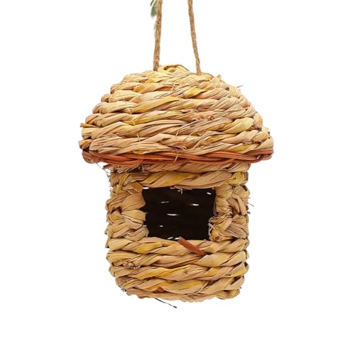 Kolibri-Häuser für den Außenbereich, Naturgras, hängend, Vogelhütte, handgefertigt, Stroh, Vogelnest B11 Kolibri-Häuser für den Außenbereich, Naturgras, hängend, Vogelhütte, handgefertigt, Stroh, Vogelnest B11 von DDMDBYHRY