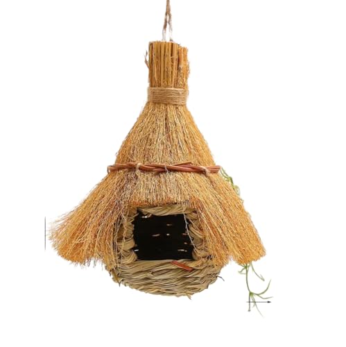Kolibri-Häuser für den Außenbereich, Naturgras, hängend, Vogelhütte, handgefertigt, Stroh, Vogelnest B13 Kolibri-Häuser für den Außenbereich, Naturgras, hängend, Vogelhütte, handgefertigt, Stroh, Vogelnest B13 von DDMDBYHRY