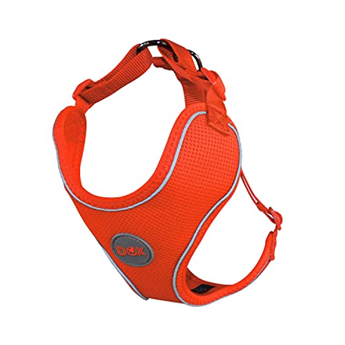 DDOXX Reflektierendes Airmesh Step-In Hundegeschirr - Verstellbare Brust Welpengeschirr für alle Größen - XS (Orange) DDOXX Reflektierendes Airmesh Step-In Hundegeschirr - Verstellbare Brust Welpengeschirr für alle Größen - XS (Orange) von DDOXX
