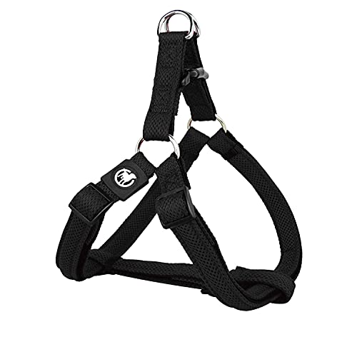 DDOXX Hundegeschirr Air Mesh, Step-In, verstellbar, gepolstert | viele Farben & Größen | für kleine, mittlere & große Hunde | Brust-Geschirr Hund Katze Welpe groß | Katzen-Geschirr klein | Schwarz, M DDOXX Hundegeschirr Air Mesh, Step-In, verstellbar, gepolstert | viele Farben & Größen | für kleine, mittlere & große Hunde | Brust-Geschirr Hund Katze Welpe groß | Katzen-Geschirr klein | Schwarz, M von DDOXX