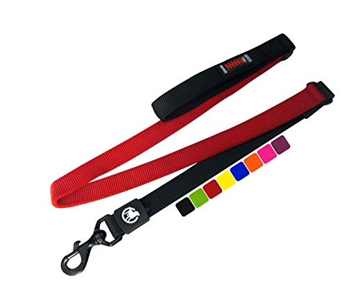 DDOXX Hundeleine Bungee Nylon 120 cm | viele Farben & Größen | für kleine & große Hunde | Elastische Leine Hund groß | Ruckdämpfer Hunde-Leinen klein | Flexi-Leine | Führleine | Rot, 1,20 m DDOXX Hundeleine Bungee Nylon 120 cm | viele Farben & Größen | für kleine & große Hunde | Elastische Leine Hund groß | Ruckdämpfer Hunde-Leinen klein | Flexi-Leine | Führleine | Rot, 1,20 m von DDOXX