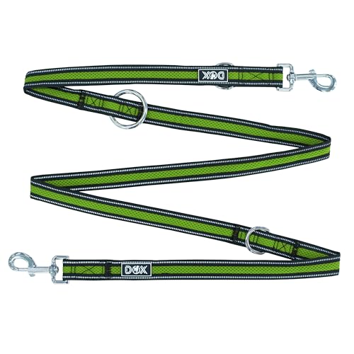 DDOXX Reflektierende Airmesh Hundeleine - 2m, 3-Fach verstellbar - Hundeleine für alle Hundegrößen - Verstellbar, Reflektierend, Airmesh - S, Grün DDOXX Reflektierende Airmesh Hundeleine - 2m, 3-Fach verstellbar - Hundeleine für alle Hundegrößen - Verstellbar, Reflektierend, Airmesh - S, Grün von DDOXX