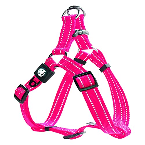 DDOXX Reflektierendes Nylon Step-In Sicherheit Hundegeschirr - verstellbar, ausbruchsicher, Brustgeschirr, Welpengeschirr, Hundesicherheitsgeschirr - XXS, Rosa DDOXX Reflektierendes Nylon Step-In Sicherheit Hundegeschirr - verstellbar, ausbruchsicher, Brustgeschirr, Welpengeschirr, Hundesicherheitsgeschirr - XXS, Rosa von DDOXX