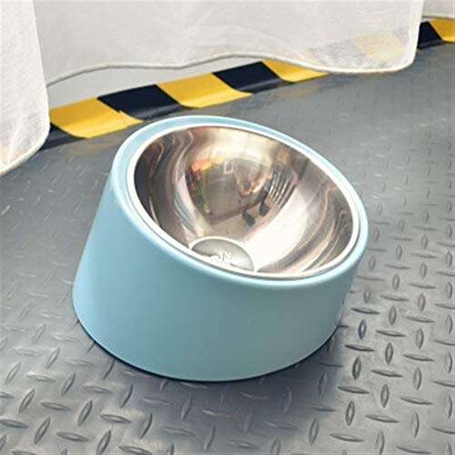 Hundenäpfe-Tränkenäpfe for Hundekatzen-Haustiernahrungsschüssel Durable (Color : Blue, Size : 13x7cm) von DDSP