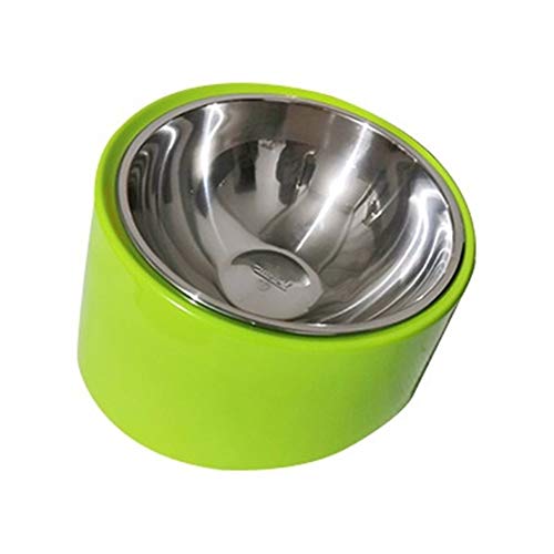 Hundenäpfe-Tränkenäpfe for Hundekatzen-Haustiernahrungsschüssel Durable (Color : Green, Size : 10x5.5cm) von DDSP