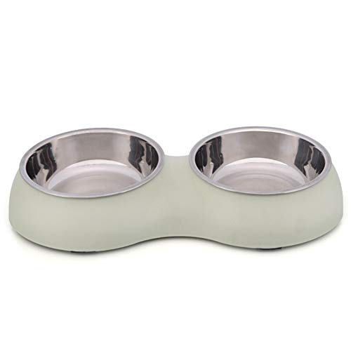Hundenäpfe-Tränkenäpfe for Hundekatzen-Haustiernahrungsschüssel Durable (Color : Light Green) von DDSP