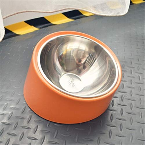 Hundenäpfe-Tränkenäpfe for Hundekatzen-Haustiernahrungsschüssel Durable (Color : Orange, Size : 10x5.5cm) von DDSP