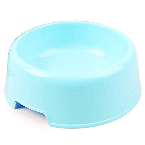 Tragbare Reise Bambusfaser Haustiere Schüssel Lebensmittel Wasser Fütterung Candy Farbe Tasse Gericht for Hunde Katze Wasser Feeder Dish Durable (Color : Sky Blue, Size : As ahown) von DDSP