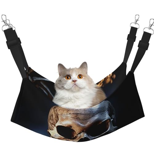 DDTKLSNV Atmungsaktive Sommer-Hängematte für Katzen, hängend, Haustierkäfig-Hängematte, Bett, verstellbar, weich, für Katzen, kleine Hunde, Kaninchen, Größe M DDTKLSNV Atmungsaktive Sommer-Hängematte für Katzen, hängend, Haustierkäfig-Hängematte, Bett, verstellbar, weich, für Katzen, kleine Hunde, Kaninchen, Größe M von DDTKLSNV