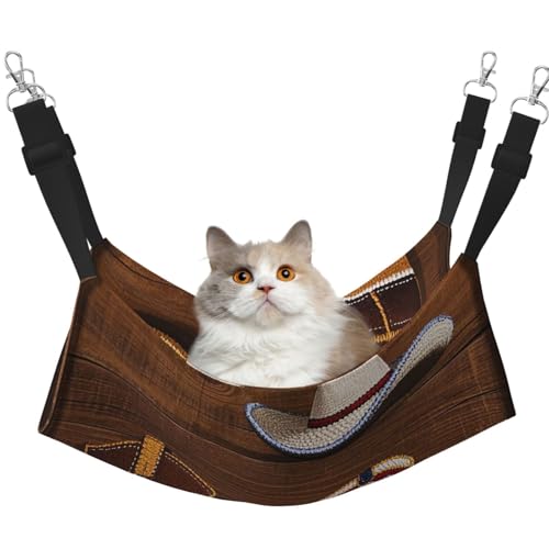 DDTKLSNV Atmungsaktive Sommer-Hängematte für Katzen, hängend, Haustierkäfig-Hängematte, Bett, verstellbar, weich, für Katzen, kleine Hunde, Kaninchen, Größe M DDTKLSNV Atmungsaktive Sommer-Hängematte für Katzen, hängend, Haustierkäfig-Hängematte, Bett, verstellbar, weich, für Katzen, kleine Hunde, Kaninchen, Größe M von DDTKLSNV