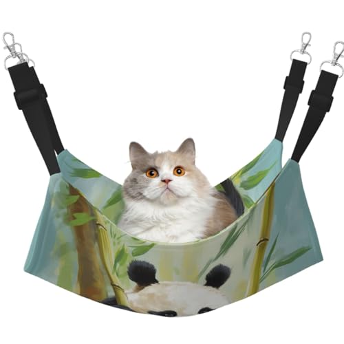 DDTKLSNV Atmungsaktive Sommer-Hängematte für Katzen, hängend, Haustierkäfig-Hängematte, Bett, verstellbar, weich, für Katzen, kleine Hunde, Kaninchen, groß DDTKLSNV Atmungsaktive Sommer-Hängematte für Katzen, hängend, Haustierkäfig-Hängematte, Bett, verstellbar, weich, für Katzen, kleine Hunde, Kaninchen, groß von DDTKLSNV