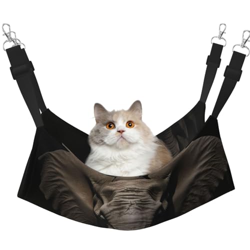 DDTKLSNV Atmungsaktive Sommer-Hängematte für Katzen, hängend, Haustierkäfig-Hängematte, Bett, verstellbar, weich, für Katzen, kleine Hunde, Kaninchen, groß DDTKLSNV Atmungsaktive Sommer-Hängematte für Katzen, hängend, Haustierkäfig-Hängematte, Bett, verstellbar, weich, für Katzen, kleine Hunde, Kaninchen, groß von DDTKLSNV