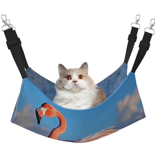 DDTKLSNV Atmungsaktive Sommer-Hängematte für Katzen, hängend, Haustierkäfig-Hängematte, Bett, verstellbar, weich, für Katzen, kleine Hunde, Kaninchen, groß DDTKLSNV Atmungsaktive Sommer-Hängematte für Katzen, hängend, Haustierkäfig-Hängematte, Bett, verstellbar, weich, für Katzen, kleine Hunde, Kaninchen, groß von DDTKLSNV