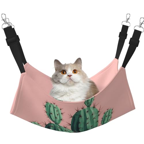 DDTKLSNV Atmungsaktive Sommer-Hängematte für Katzen, hängend, Haustierkäfig-Hängematte, Bett, verstellbar, weich, für Katzen, kleine Hunde, Kaninchen, groß DDTKLSNV Atmungsaktive Sommer-Hängematte für Katzen, hängend, Haustierkäfig-Hängematte, Bett, verstellbar, weich, für Katzen, kleine Hunde, Kaninchen, groß von DDTKLSNV