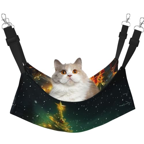 DDTKLSNV Atmungsaktive Sommer-Hängematte für Katzen, hängend, Haustierkäfig-Hängematte, Bett, verstellbar, weich, für Katzen, kleine Hunde, Kaninchen, groß DDTKLSNV Atmungsaktive Sommer-Hängematte für Katzen, hängend, Haustierkäfig-Hängematte, Bett, verstellbar, weich, für Katzen, kleine Hunde, Kaninchen, groß von DDTKLSNV