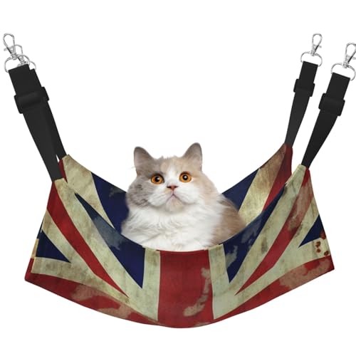 DDTKLSNV Atmungsaktive Sommer-Hängematte für Katzen, hängend, Haustierkäfig-Hängematte, Bett, verstellbar, weich, für Katzen, kleine Hunde, Kaninchen, groß DDTKLSNV Atmungsaktive Sommer-Hängematte für Katzen, hängend, Haustierkäfig-Hängematte, Bett, verstellbar, weich, für Katzen, kleine Hunde, Kaninchen, groß von DDTKLSNV