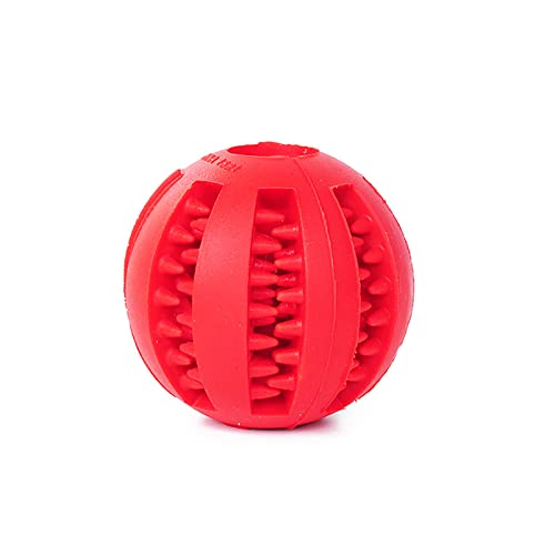 DDTNW Wassermelonen-Ball für Haustiere, Hundespielzeug, resistent gegen Beißen, Reinigung, Molarball, Haustier, Gummiball, Hundespielzeug,mittelgroße und große Welpen und Erwachsene, grün, 7 x 12 cm von DDTNW
