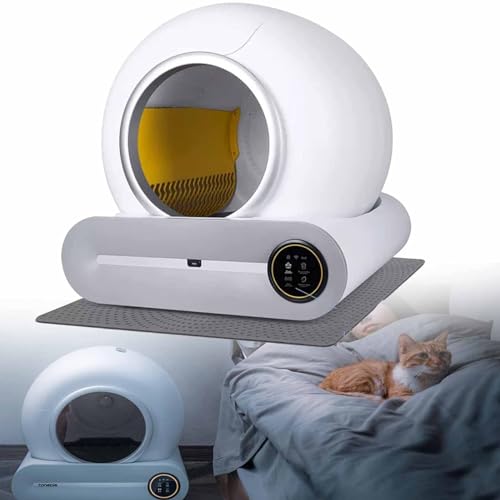 65L Selbstreinigende Katzenklo,Automatische Katzentoilette,Smart Katzenklong für mehrere Katzen, für viele Arten von Streu, eliminiert Geruch,APP-gesteuert,sichere Kindersicherung 65L Selbstreinigende Katzenklo,Automatische Katzentoilette,Smart Katzenklong für mehrere Katzen, für viele Arten von Streu, eliminiert Geruch,APP-gesteuert,sichere Kindersicherung von DDZJTPP