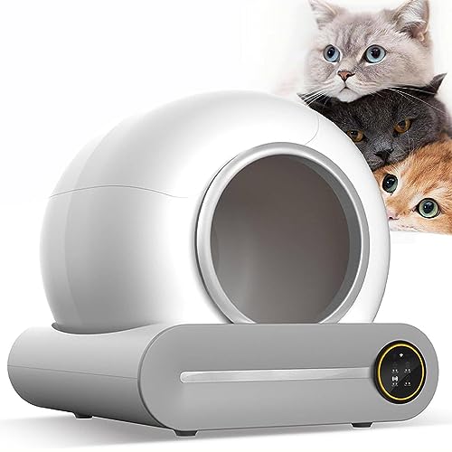 Automatische Selbstreinigende Katzentoilette, App-Steuerung/Ionischer Desodorierer, Selbstreinigende Katzentoilette, 9-Liter-Abfallbehälter, Automatische Katzentoilette Mit Doppelsensor Automatische Selbstreinigende Katzentoilette, App-Steuerung/Ionischer Desodorierer, Selbstreinigende Katzentoilette, 9-Liter-Abfallbehälter, Automatische Katzentoilette Mit Doppelsensor von DDZJTPP