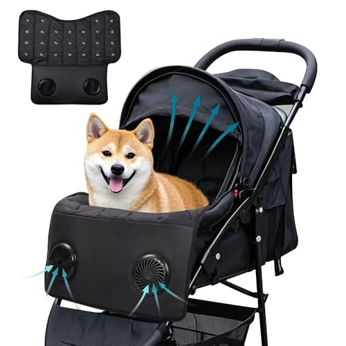 DE.HOME Haustier-Kühlkissen, Belüftung, Haustier-Pads mit 3 verstellbaren Stufen, Haustier-Kühlkissen für Haustier-Kinderwagen, tragbare Camping-Reise, Haustiermatte, waschbarer USB-Anschluss DE.HOME Haustier-Kühlkissen, Belüftung, Haustier-Pads mit 3 verstellbaren Stufen, Haustier-Kühlkissen für Haustier-Kinderwagen, tragbare Camping-Reise, Haustiermatte, waschbarer USB-Anschluss von DE.HOME