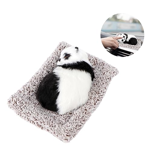DEARMAMY 1 Stück Plüsch-kätzchen- Plüsch-katzenspielzeug Auto Katzenspielzeug Katze Mit Stoffmatte Plüschkatzendekoration Katzenspielzeug Aus Bambuskohle Bambus-Kohle von DEARMAMY