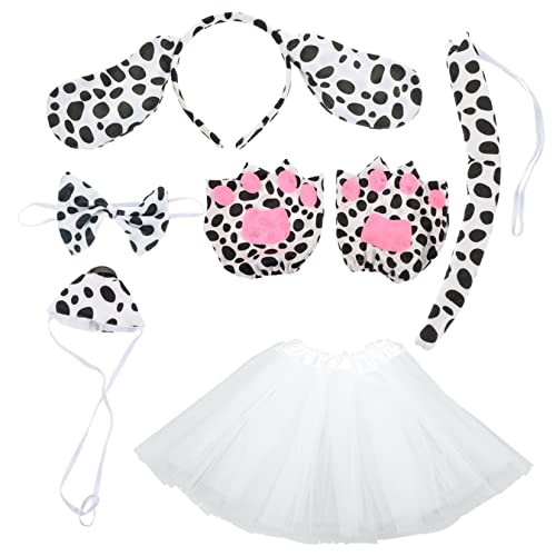 DEARMAMY 1Satz Teiliges Hundekostüm Für Halloween Stirnband Gepunktete Tüllrock Für Tierkostüme Welpen Kostümzubehör DEARMAMY 1Satz Teiliges Hundekostüm Für Halloween Stirnband Gepunktete Tüllrock Für Tierkostüme Welpen Kostümzubehör von DEARMAMY