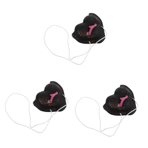 DEARMAMY 3 Stück Leopardennase Kleine Tier Requisiten Party Requisiten Tragbare Tiernase Party Zubehör Anzieh Tiernase Kompakte Tier Requisite Party Zirkusnase Tiernase Für Party von DEARMAMY
