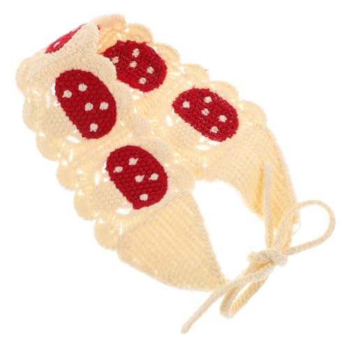 DEARMAMY Häkelhaarring Lockig Gestrickt Band Häkeln Haarzubehör Für Frauen Stoffstirnbänder Für Damen Elegant Stricken Stilvoll Garn von DEARMAMY