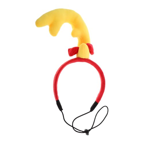 DEARMAMY Kopfbedeckung Für Hunde Hundehaarzubehör Süßes Hundestirnband Haustierhaarverzierung Kleines Tier Stirnband Haustier-Foto-Requisite Haarschmuck Für Welpen Tierstirnband Plastik von DEARMAMY
