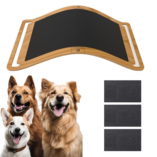 DECHIAUS Hund Nagel Kratzbrett - Hund Kratzpad für Nägel, Kratzbrett für Hunde mit Leckerlis, Hund Kratzbrett Kratzbrett für Hunde, Hund Nagel Trimming Fessel, Hundekratzer, Hundenägel von DECHIAUS