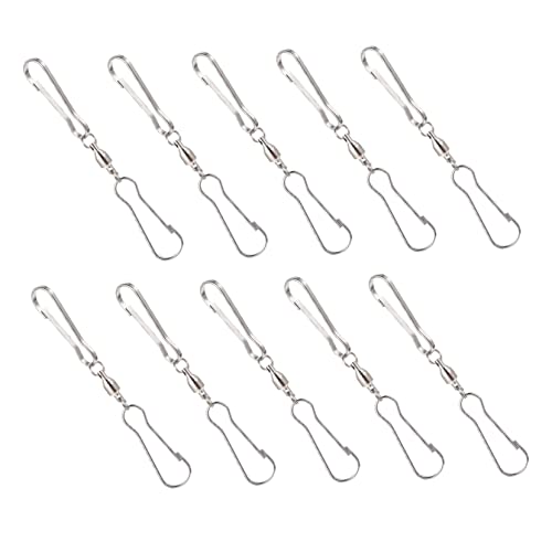 DECHOUS 10 Stück Drehbare Haken für Windspiele Blumentöpfe und Vogelkäfige Rotationsfunktion Robust und Langlebig Gartendeko für Terrasse und Außenbereich DECHOUS 10 Stück Drehbare Haken für Windspiele Blumentöpfe und Vogelkäfige Rotationsfunktion Robust und Langlebig Gartendeko für Terrasse und Außenbereich von DECHOUS
