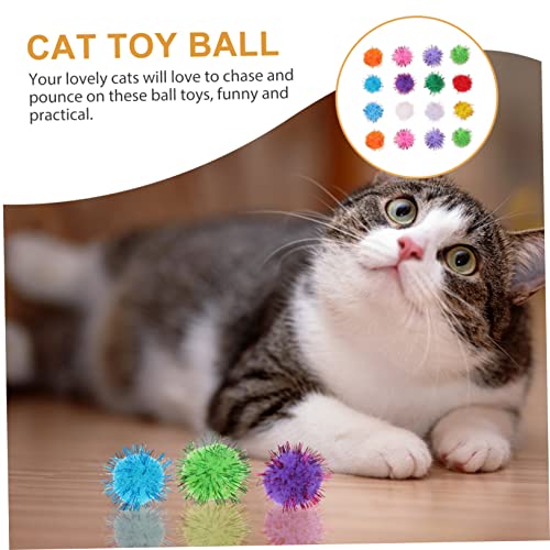 DECHOUS 100 Stück Teiliges Katzenkratzball Interaktives Langlebiges Katzenspielzeug mit Glitzereffekt Spielerische Beschäftigung zur Stressreduktion Aktivität für Kätzchen und Katzen DECHOUS 100 Stück Teiliges Katzenkratzball Interaktives Langlebiges Katzenspielzeug mit Glitzereffekt Spielerische Beschäftigung zur Stressreduktion Aktivität für Kätzchen und Katzen von DECHOUS