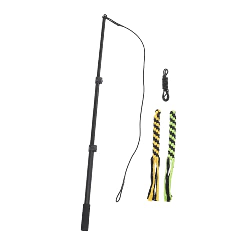 DECHOUS 1Satz Flirtenstab Tease Wand für Teleskopisch für Welpen und Große Teiliges Spielzeugset Training DECHOUS 1Satz Flirtenstab Tease Wand für Teleskopisch für Welpen und Große Teiliges Spielzeugset Training von DECHOUS