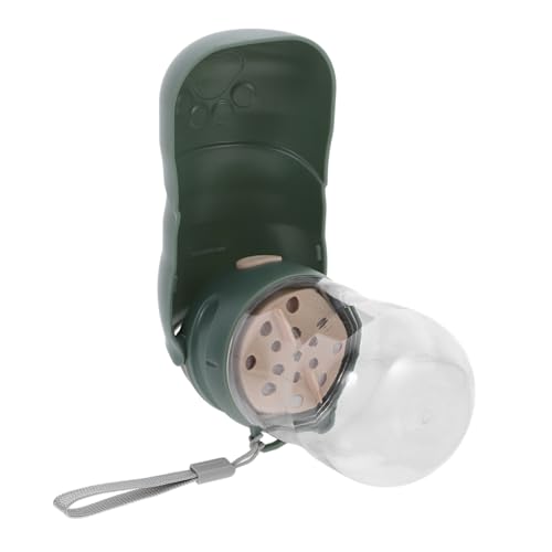 DECHOUS 1Satz Haustier Wasserflasche Für Unterwegs Auslaufsicher Mit Integriertem Trinknapf Für Kleine Für Reisen von DECHOUS