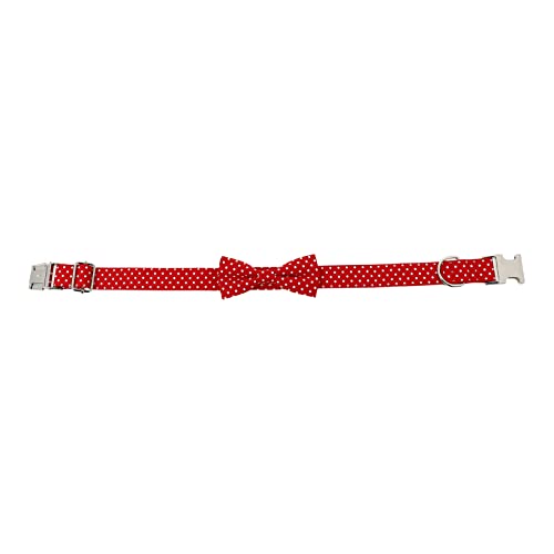 DECHOUS 1Stück Einstellbares Hundehalsband Mit Punktmuster Weicher Baumwollkragen Für Katzen Und Dekorative Tierhalsdekoration Abnehmbares Bandana von DECHOUS
