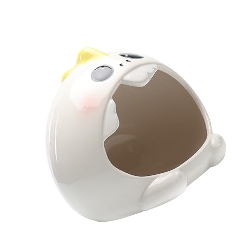DECHOUS 1Stück Keramik Haustierhaus Für Hamster Dekoratives Nest Farbige Glasur Material Zu Reinigen Für Kleine Haustiere von DECHOUS