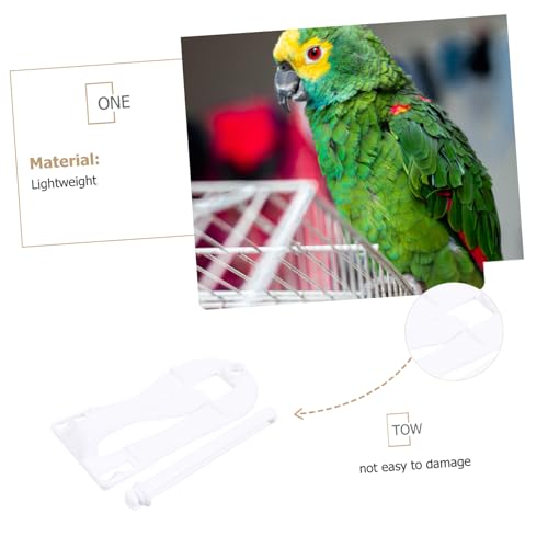 DECHOUS 2 Stück Teiliges Vogel Futterklammer aus Langlebigem Kunststoff Multifunktionale Halterung für Papagei und Kleintier Geeignet für Obst Gemüse Sepia Knochen für Vogelkäfig und DECHOUS 2 Stück Teiliges Vogel Futterklammer aus Langlebigem Kunststoff Multifunktionale Halterung für Papagei und Kleintier Geeignet für Obst Gemüse Sepia Knochen für Vogelkäfig und von DECHOUS