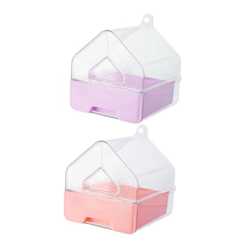 DECHOUS 2-teilige Vogelbadewanne: Transparente Badewanne Zum Aufhängen Für Sittiche Mit Schublade, Haustier-badebox Für Nymphensittiche, Wellensittiche Und Kleine Vögel DECHOUS 2-teilige Vogelbadewanne: Transparente Badewanne Zum Aufhängen Für Sittiche Mit Schublade, Haustier-badebox Für Nymphensittiche, Wellensittiche Und Kleine Vögel von DECHOUS