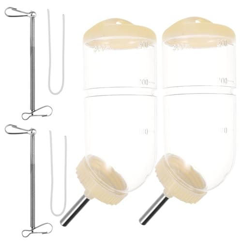 DECHOUS 2Stücke Hasenflasche Automatischer Wasserspender Für Hamster Und Hochwertige Kleine Flaschen Mit Kugeln Für Haustiere Praktische Trinklösung von DECHOUS