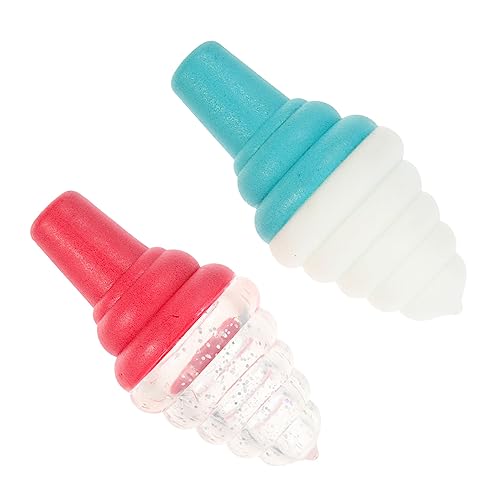 DECHOUS 2Stücke Interaktives Kauspielzeug Eiscreme Form Wasserspielzeug Für Welpen Quietschend Fördert Und Spaß Im Wasser Zufällig DECHOUS 2Stücke Interaktives Kauspielzeug Eiscreme Form Wasserspielzeug Für Welpen Quietschend Fördert Und Spaß Im Wasser Zufällig von DECHOUS