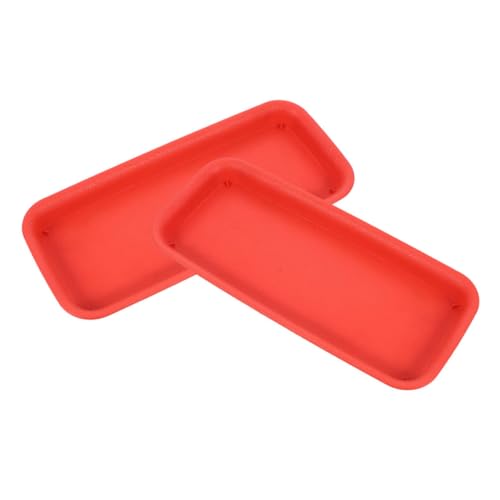DECHOUS 2pcs Blütenpot Tropfschale Rechteckige Wasserschale Für Pflanzen Wassersammlerhalter Halten Die Böden Für Den Gebrauch Im Innen- Und Außenbereich Trocken. von DECHOUS
