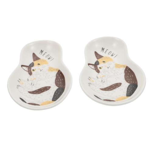 DECHOUS 2stücke Keramik Saucenschälchen Im Katzen-Design Praktische Dip-Schalen Für Sojasauce Gewürze Und Snacks Für Familien Und Restaurants DECHOUS 2stücke Keramik Saucenschälchen Im Katzen-Design Praktische Dip-Schalen Für Sojasauce Gewürze Und Snacks Für Familien Und Restaurants von DECHOUS