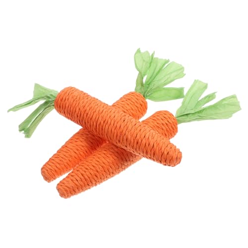DECHOUS 3 Stück Karottenförmige Kauspielzeuge aus Maiskern für Kaninchen Hamster Meerschweinchen Zähne Schleifen und Stressabbau Natürliches Kleintier für Käfig und Zahnpflege DECHOUS 3 Stück Karottenförmige Kauspielzeuge aus Maiskern für Kaninchen Hamster Meerschweinchen Zähne Schleifen und Stressabbau Natürliches Kleintier für Käfig und Zahnpflege von DECHOUS